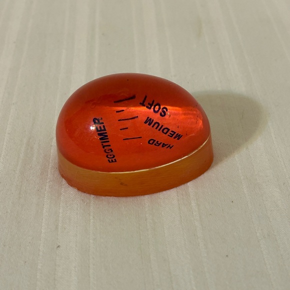 1980’s Egg Timer Food Safe Tool Color Changing Hard Boiled Soft Poached Perfect - Picture 3 of 12